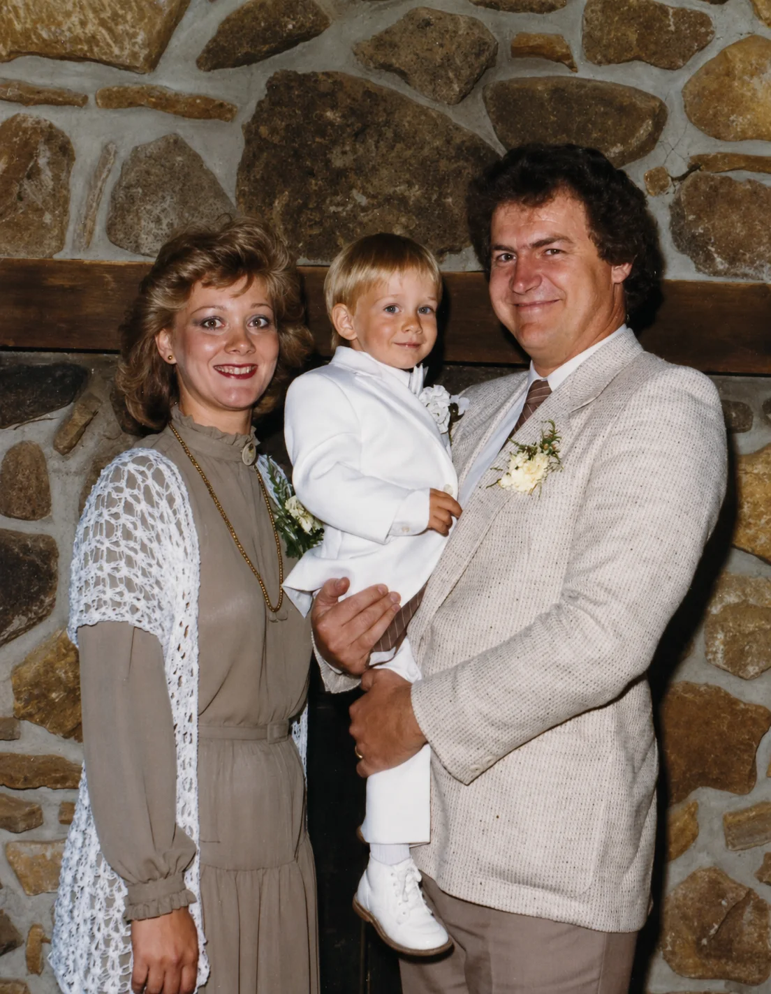 Portrait de famille lors d’une célébration